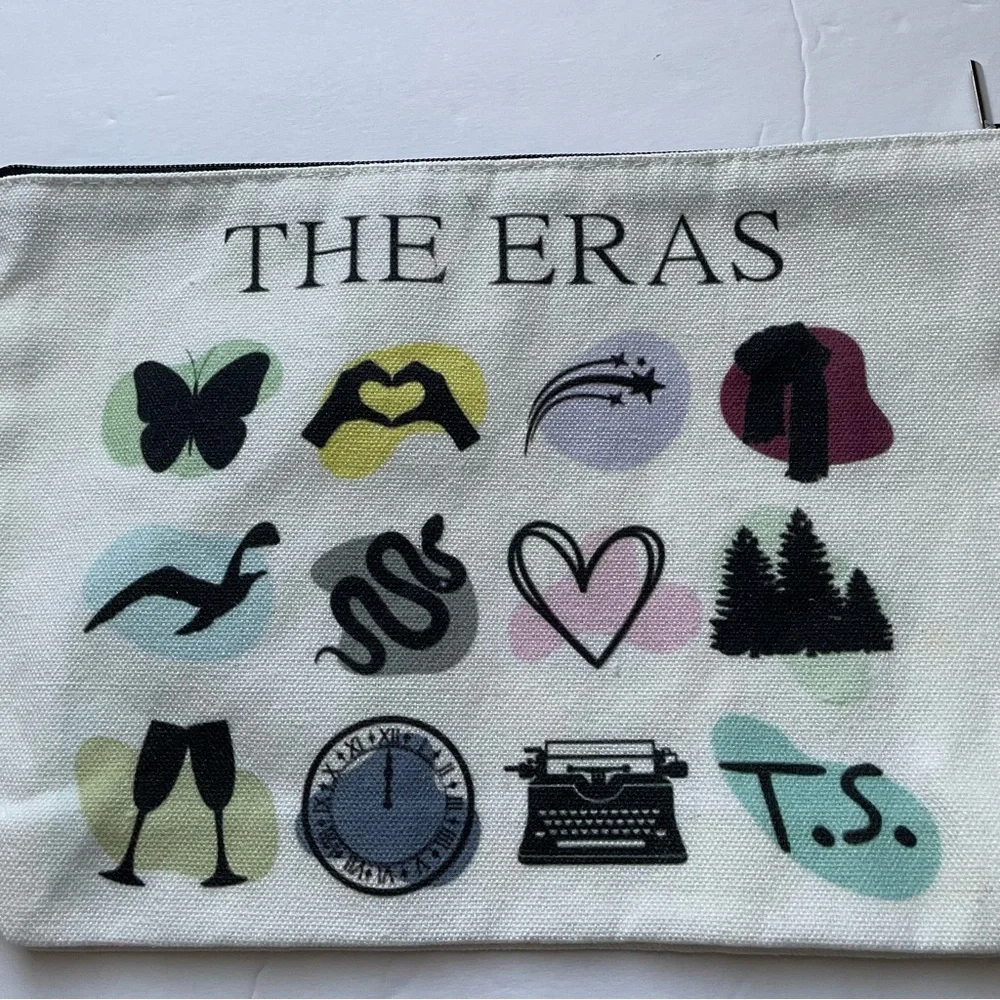 Taylor Swift Themed Zippered Pouch‎ Set of Two